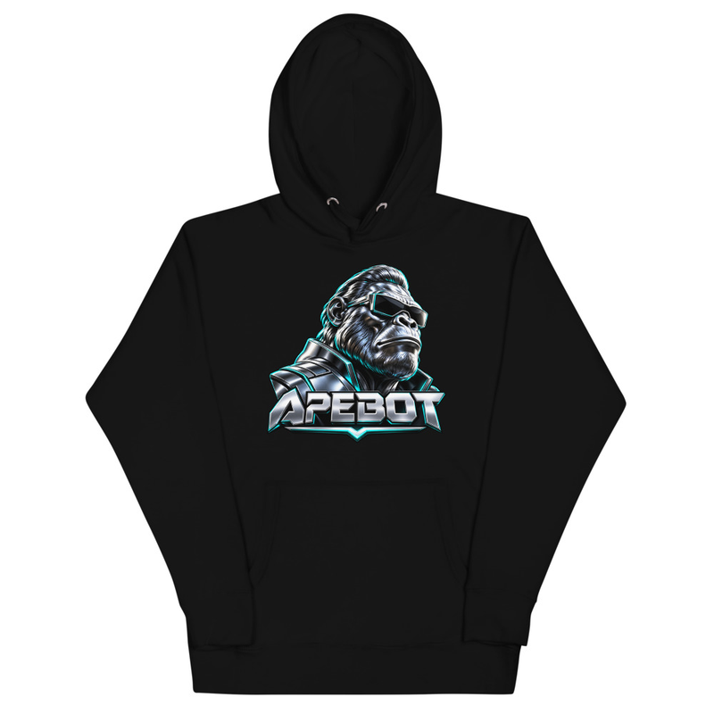 Chrome Ape Hoodie â€” ApeBot design mockup